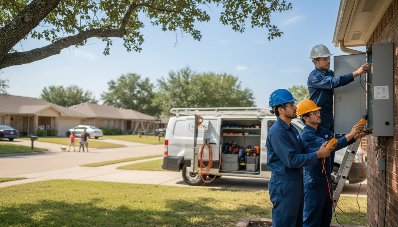 Certified electrician providing emergency electrical services in Dawson, NE